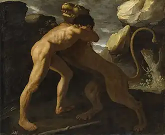 Painting by Francisco de Zurbarán (1634) Currently held in the Prado Museum.