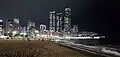 Completed buildings seen from Haeundae Beach, August 2022.