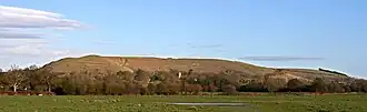 photo of Hambledon Hill seen from west