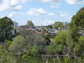 Hamilton East, viewed from Hamilton West.