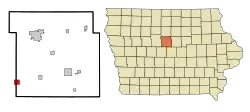 Location of Stratford, Iowa