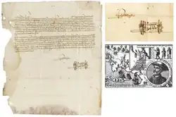 Handwritten Letter from Ponce de León to Ochoa de Isásaga