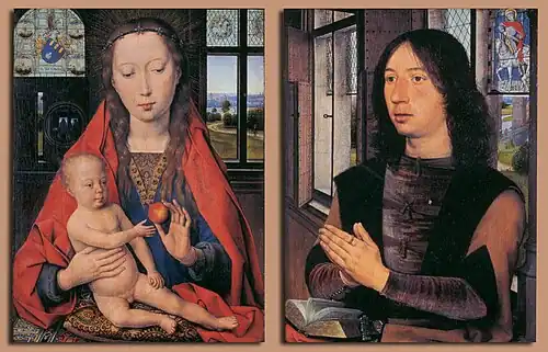 Diptych of Maarten van Nieuwenhove, 1487, Old St. John's Hospital, Bruges