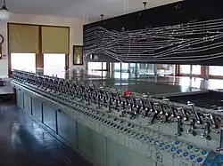 The interlocking inside the Harris Switch Tower