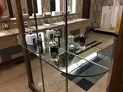Gents' toilets in Harrods department store in London