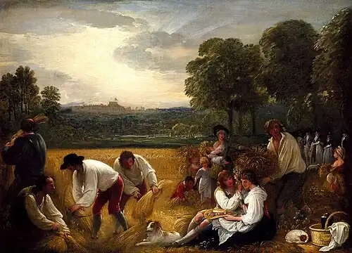 Harvesting at Windsor, 1795