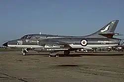 Hawker Hunter T.8M two-seat trainer of 899 NAS