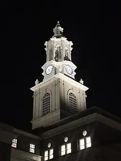 Clock tower at night, 2019