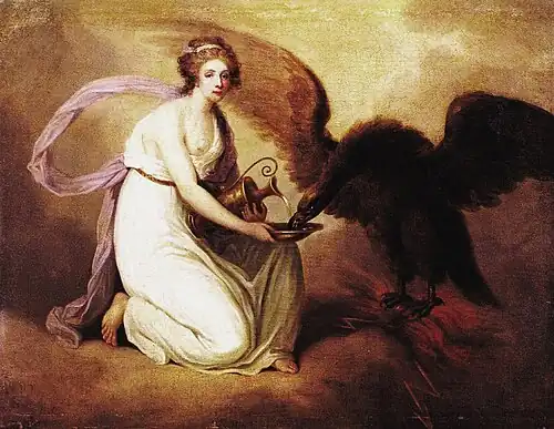 Hebe Nursing Jupiter, in the Form of an Eagle
