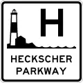 Heckscher State Parkway marker