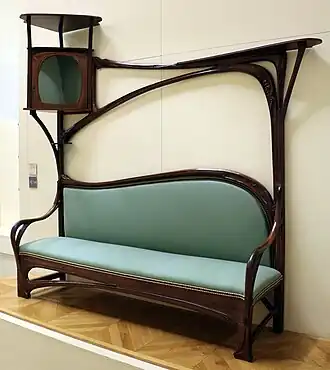 Divan for the billiards room of pharmacist Albert Roy at Gévriles (1897-90) (Musée d'Orsay, Paris)