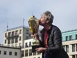 Welcome home Heidi with cup