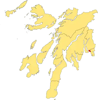 Location of the ward