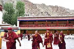 Traditional monk dance at Hemis Festival