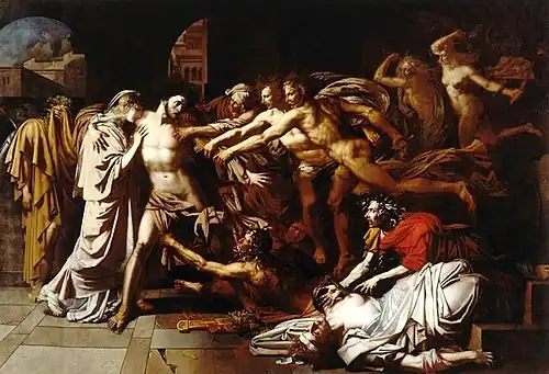 The Remorse of Orestes by Philippe-Auguste Hennequin