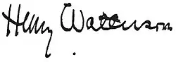 Henry Watterson