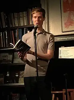Henry Hoke reads at Housing Works bookstore, New York City, June 2018