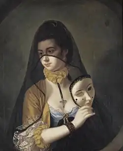 Henry Robert Morland, The fair nun unmasked, Private Collection