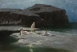 Mondnacht am Meer (Moon-night at sea)