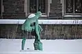 A statue of the Greek god Hermes at Hart House, Toronto