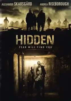 Theatrical release poster for the 2015 film Hidden, released by Warner Bros.