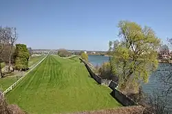 View of the racecourse from the Maisons-Laffitte bridge