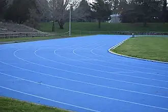 an athletics track