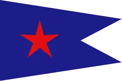 House flag of the Kermit Line (1835–1867)
