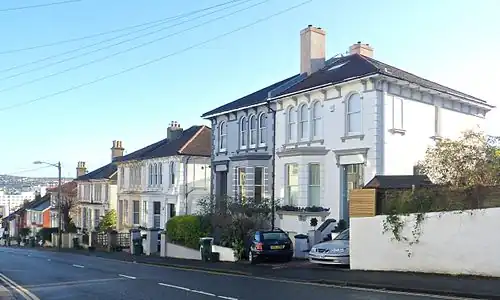 Villas on Old Shoreham Road (south side)