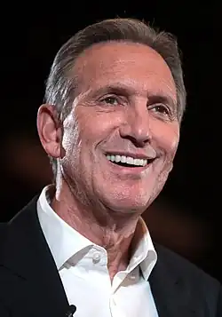 CEO of Starbucks Howard Schultz of Washington