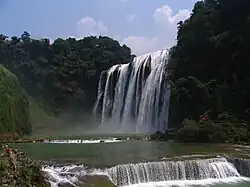 Huangguoshu Waterfall, the largest waterfall in China.