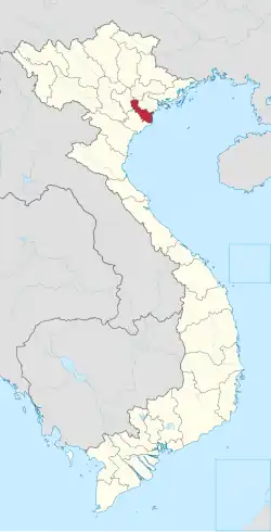 Location of Hưng Yên within Vietnam