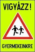 A-021a Attention! Children ahead