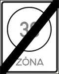 E-029 End of maximum speed limit zone