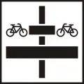 H-112 Priority for cyclists crossing the road
