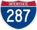 Interstate 287 marker