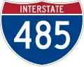 Interstate 485 marker