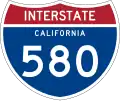 Interstate 580 marker