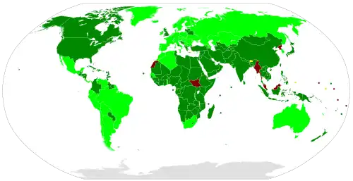 Membership of the Convention on the Elimination of All Forms of Racial Discrimination