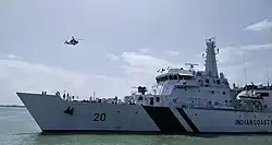 ICGS Sajag at Porbandar, Gujarat