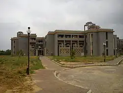 Photograph of one of the hostels in the institute