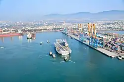INS Vikrant in Vizag Port