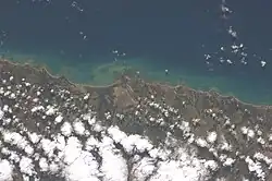 View of Paripueira from the International Space Station