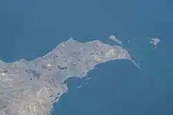 Satellite image of the peninsula taken during the ISS Expedition 57