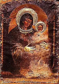 Icon of Virgin Mary, traditionally attributed to Luke the Evangelist.