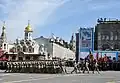 A 70-man formation of servicemen in the Special Forces, led by Major Mehdi Mahmudov, marching into Red Square.[13]