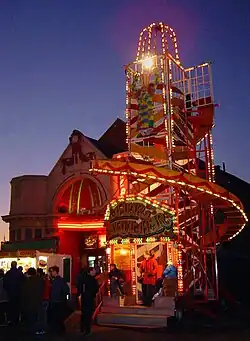 Helter skelter at Ilkeston Fair