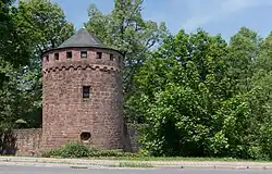 Illingen, tower of castle (Burg Kerpen)