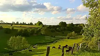 Valley of the Munkbrarupau near Munkbrarup