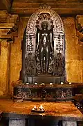 5 feet tall idol of the 23rd Tirthankar Parshwanath standing under a seven headed snake